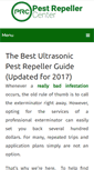 Mobile Screenshot of pestrepellercenter.com